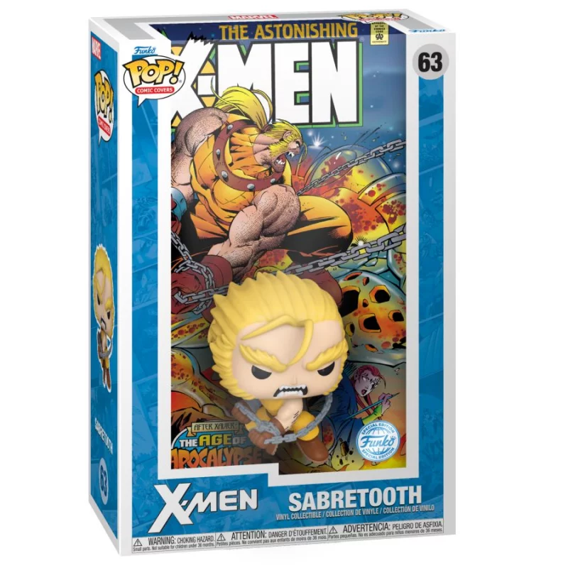 POP! Comic Marvel Covers X-Men Sabretooth Exclusive n°63