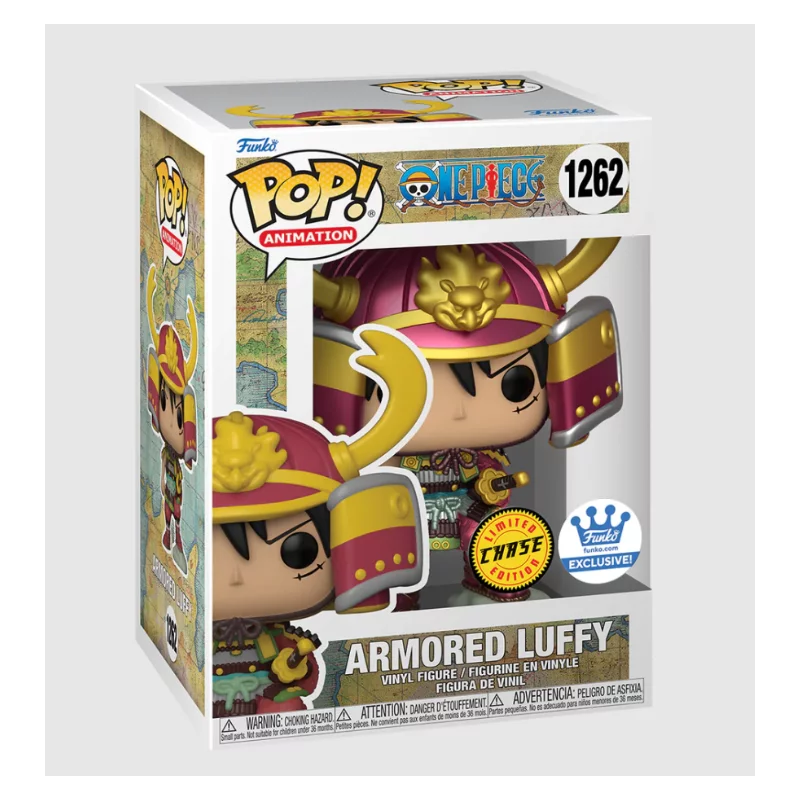 One Piece POP! Animation Armored Luffy Exclusive Figures box of 6 with CHASE N°1262