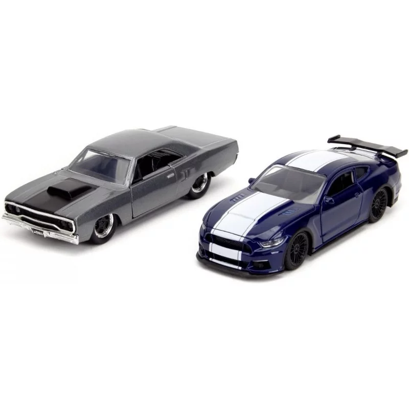 Fast &amp; Furious Twin Pack Legacy Series Dom&#039;s Plymouth Road Runner &amp; 2016 Ford Mustang GT 1/32