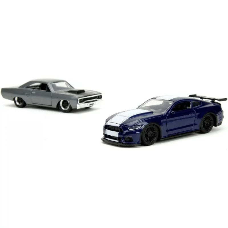 Fast &amp; Furious Twin Pack Legacy Series Dom&#039;s Plymouth Road Runner &amp; 2016 Ford Mustang GT 1/32
