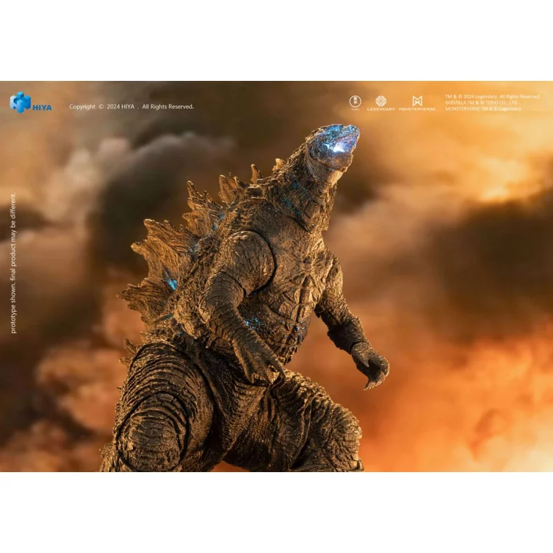 Godzilla vs. Kong Heat Ray Godzilla Action Figure HIYA Exquisite Basic+ Series 18cm