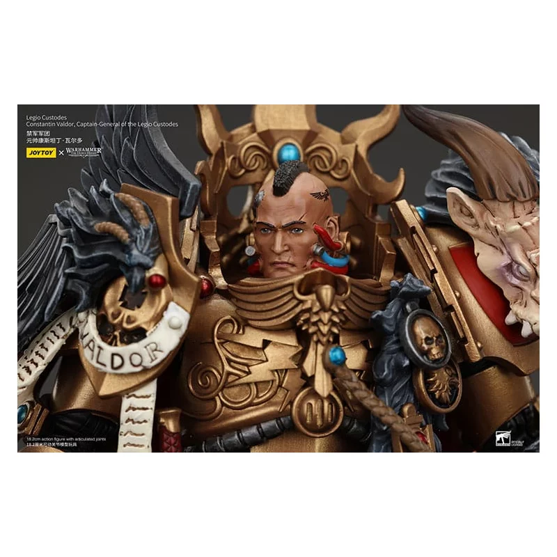 Warhammer The Horus Heresy Action Figurine 1/18 Legio Custodes Constantin Valdor Captain-General of the Legio Custodes 25cm