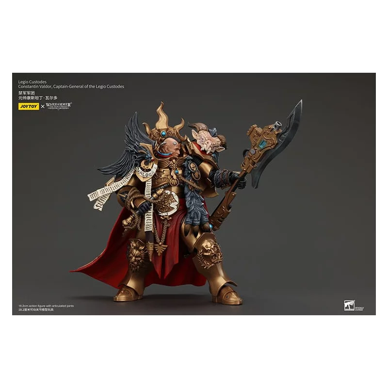 Warhammer The Horus Heresy Action Figurine 1/18 Legio Custodes Constantin Valdor Captain-General of the Legio Custodes 25cm