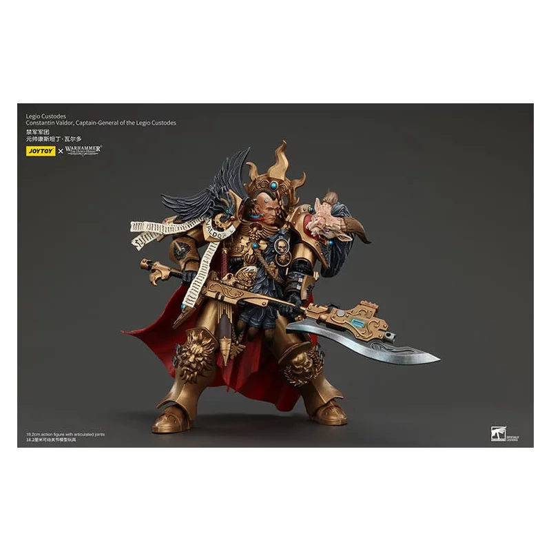 Warhammer The Horus Heresy Action Figurine 1/18 Legio Custodes Constantin Valdor Captain-General of the Legio Custodes 25cm