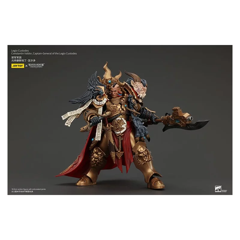 Warhammer The Horus Heresy Action Figurine 1/18 Legio Custodes Constantin Valdor Captain-General of the Legio Custodes 25cm