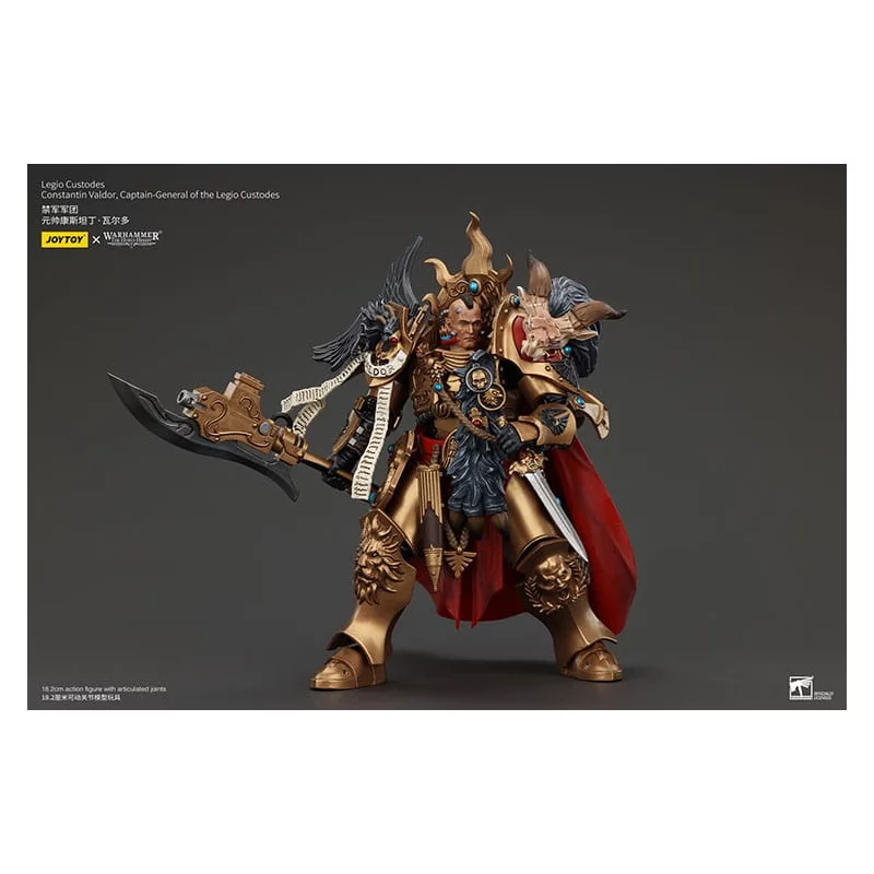 Warhammer The Horus Heresy Action Figurine 1/18 Legio Custodes Constantin Valdor Captain-General of the Legio Custodes 25cm