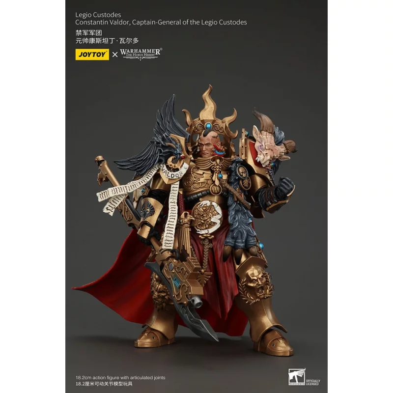 Warhammer The Horus Heresy Action Figurine 1/18 Legio Custodes Constantin Valdor Captain-General of the Legio Custodes 25cm