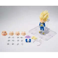 Dragon Ball Action Figurine S.H.Figuarts Super Saiyan 3 Vegeta (mini) Daima 8cm