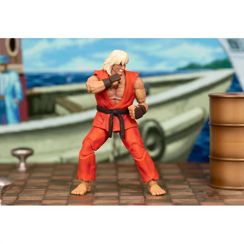 Ultra Street Fighter II The Final Challengers Violent Ken Next Level SDCC 2024 Deluxe Set Exclusive Action Figure 1/12 15cm