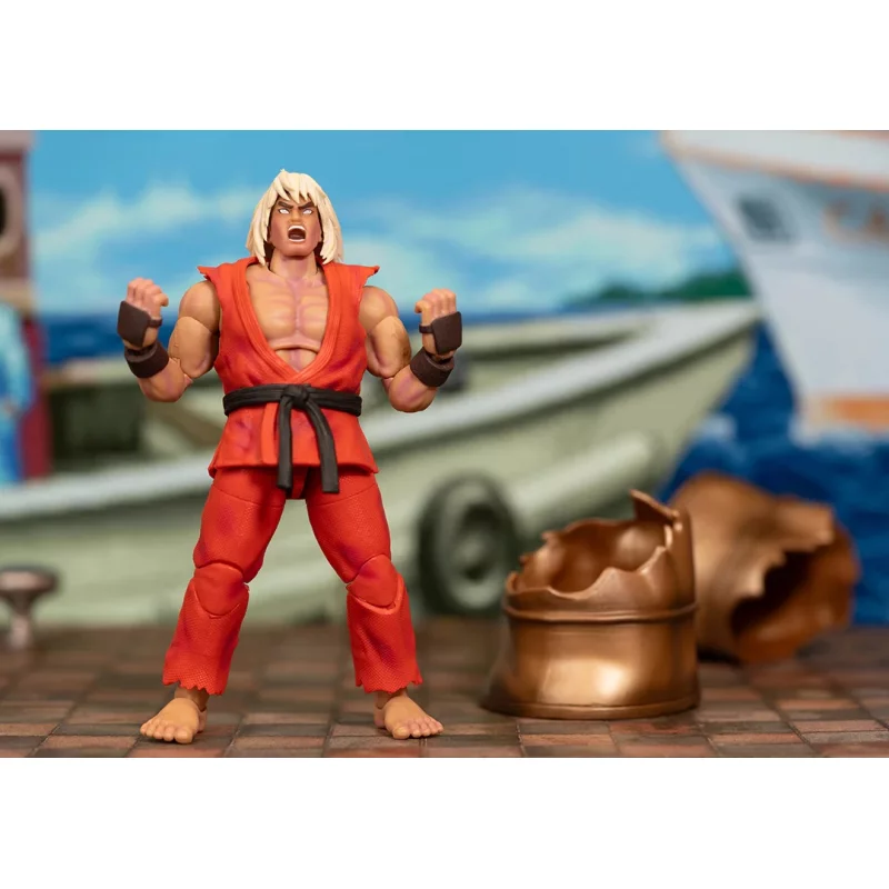 Ultra Street Fighter II The Final Challengers Violent Ken Next Level SDCC 2024 Deluxe Set Exclusive Action Figure 1/12 15cm