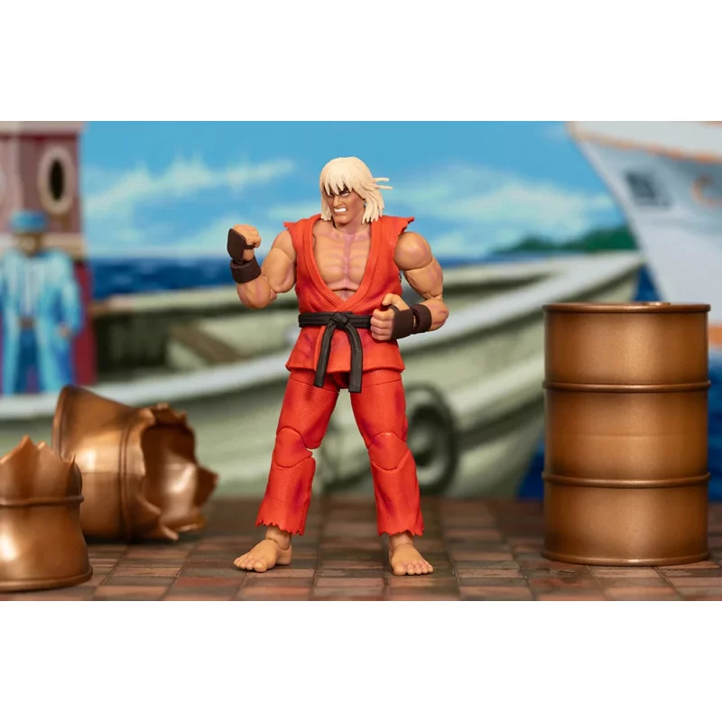 Ultra Street Fighter II The Final Challengers Violent Ken Next Level SDCC 2024 Deluxe Set Exclusive Action Figure 1/12 15cm