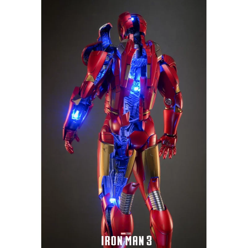Hot Toys DS004D51 Iron Man 3 Collectible Diorama 1/6 Iron Man Mark VII (Open Armor Version) 32cm *Diecast*