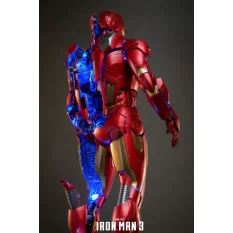 Hot Toys DS004D51 Iron Man 3 Collectible Diorama 1/6 Iron Man Mark VII (Open Armor Version) 32cm *Diecast*