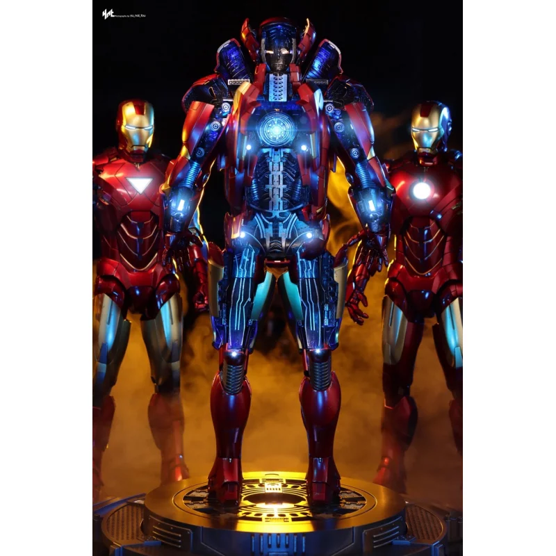 Hot Toys DS004D51 Iron Man 3 Collectible Diorama 1/6 Iron Man Mark VII (Open Armor Version) 32cm *Diecast*
