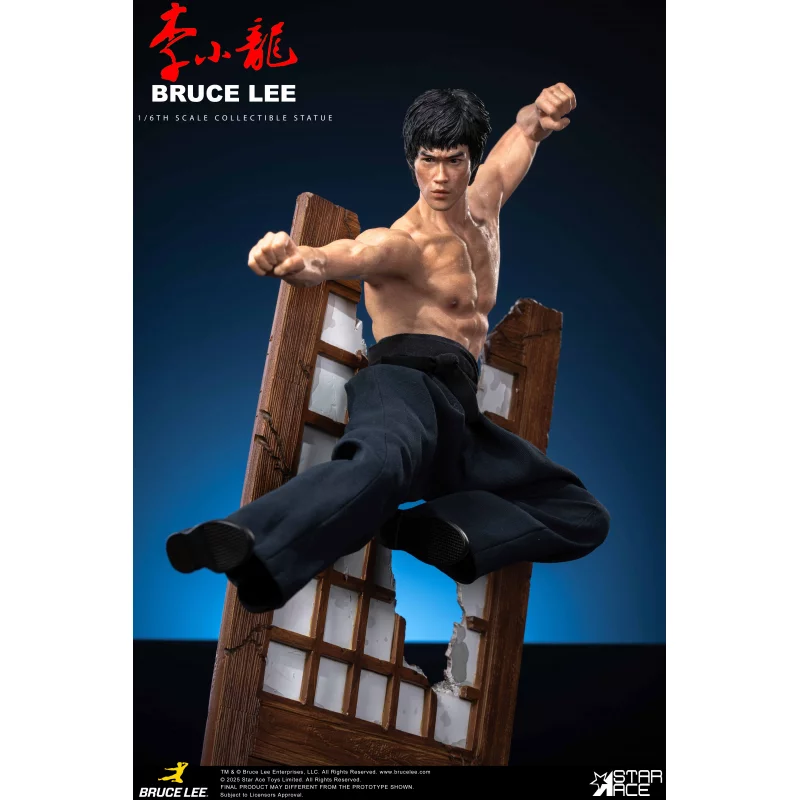 Bruce Lee “Flying-kick” Statue 30cm