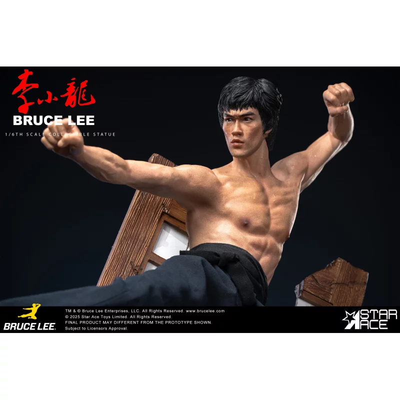 Bruce Lee “Flying-kick” Statue 30cm