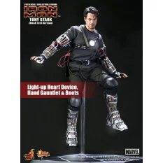 Hot Toys MMS116 Iron Man Collectible Action Figure 1/6 Tony Stark (Mech Test Version) 30cm (Displayed)