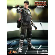 Hot Toys MMS116 Iron Man Collectible Action Figure 1/6 Tony Stark (Mech Test Version) 30cm (Displayed)