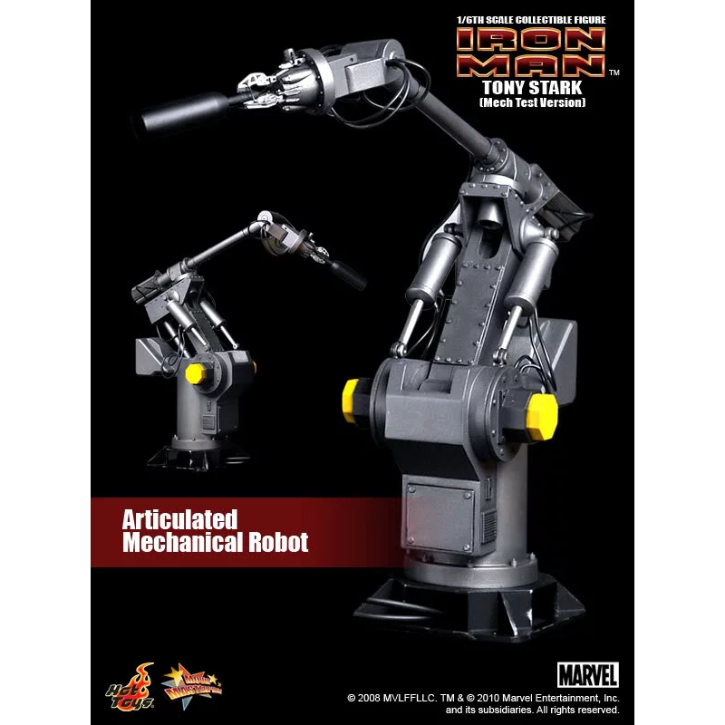 Hot Toys MMS116 Iron Man Collectible Action Figure 1/6 Tony Stark (Mech Test Version) 30cm (Displayed)