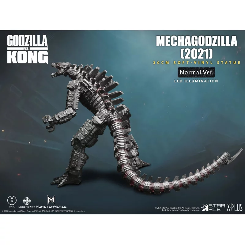 Godzilla vs. Kong Statue Soft Vinyl Mechagodzilla X-Plus 30cm