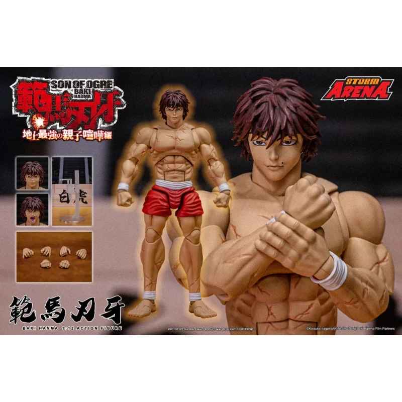 Son of Ogre Baki Hanma Storm Arena series Action Figure Storm Toys 1/12