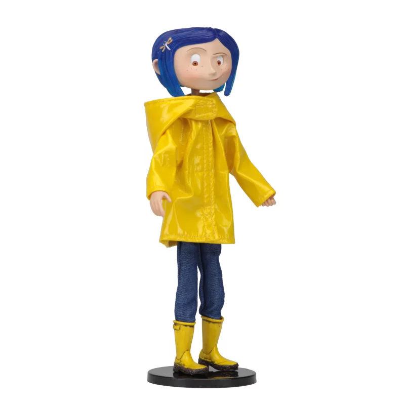 Coraline in Rain Coat Bendy Fashion Doll 18cm