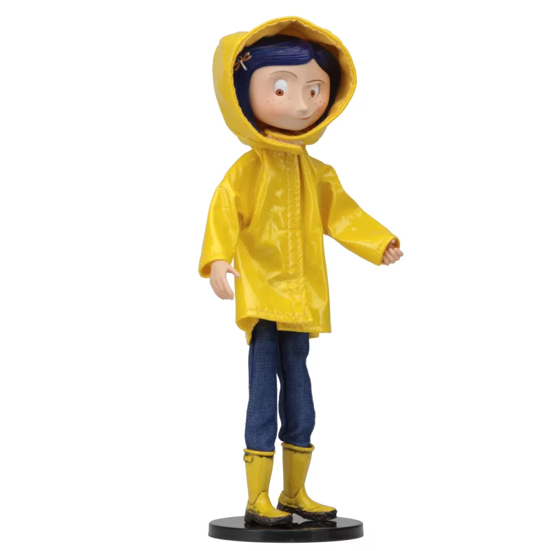 Coraline in Rain Coat Bendy Fashion Doll 18cm