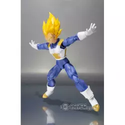 S.H.FIGUARTS DRAGON BALL Z Super Saiyan Vegeta Premium Color Edition Tamashii Web Exclusive Action Figurine 14cm