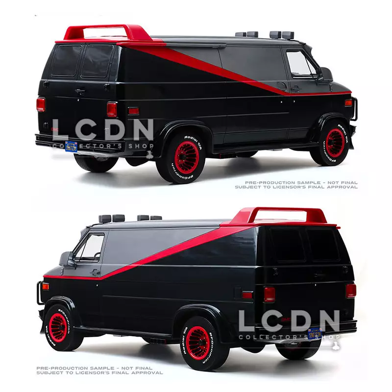 1/43 FURGONETA GMC VANDURA VAN AGENCE TOUS RISQUES A-TEAM EQUIPO A