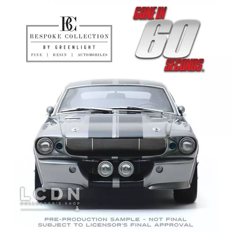 Gone in 60 seconds (2000) Eleanor 1967 Ford Mustang Shelby Bespoke Collection 1/12 Replica 12102