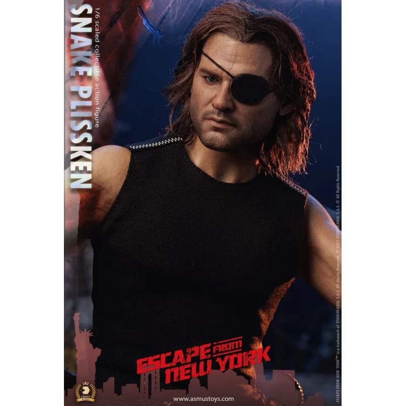 Escape from New York 1997 Snake Plissken Real Hair ver. Crown Series Collectible Action Figurine 1/6 CRW004AH ASMUS TOYS
