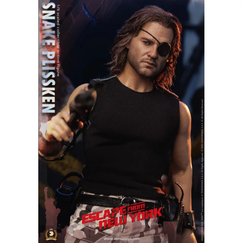 Escape from New York 1997 Snake Plissken Real Hair ver. Crown Series Collectible Action Figurine 1/6 CRW004AH ASMUS TOYS
