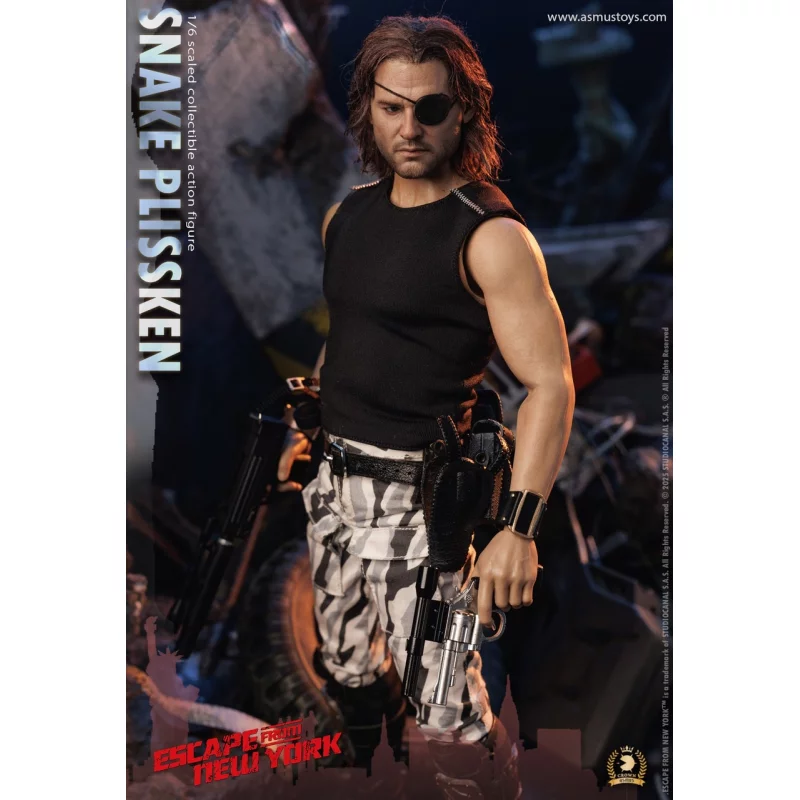 Escape from New York 1997 Snake Plissken Real Hair ver. Crown Series Collectible Action Figurine 1/6 CRW004AH ASMUS TOYS