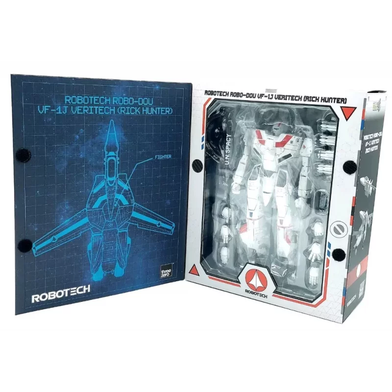 Robotech ROBO-DOU VF-1J Veritech (Rick Hunter) Threezero Action Figurine 20 cm