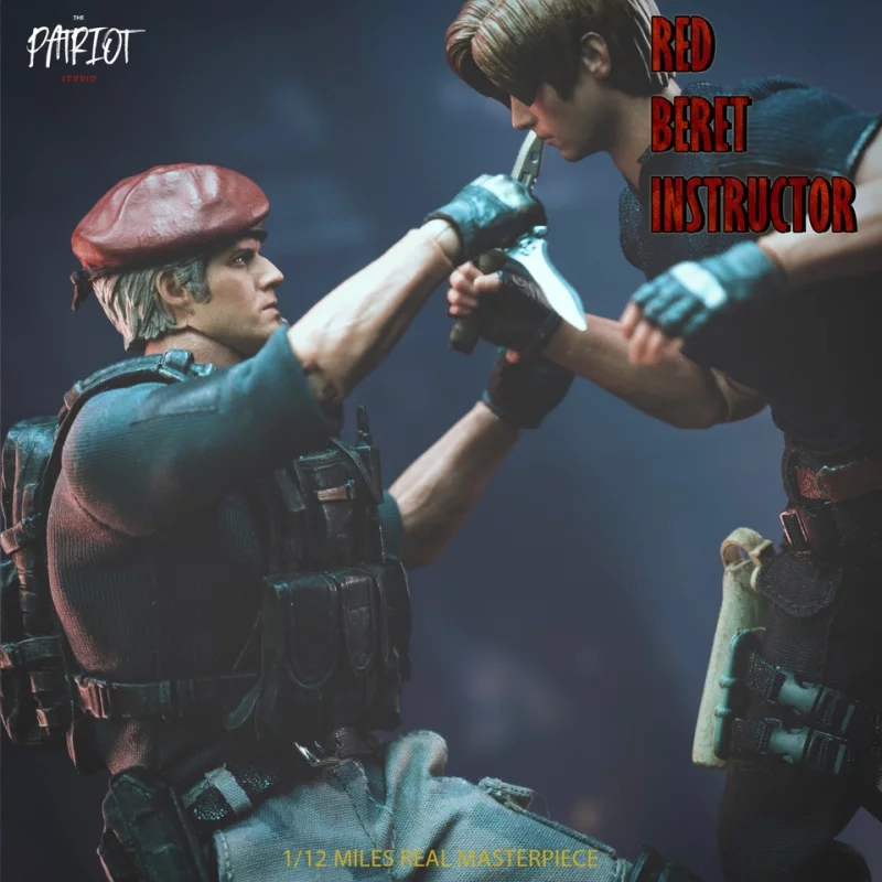 Red Beret Instructor Action Figurine 1/12 The Patriot studio PA017