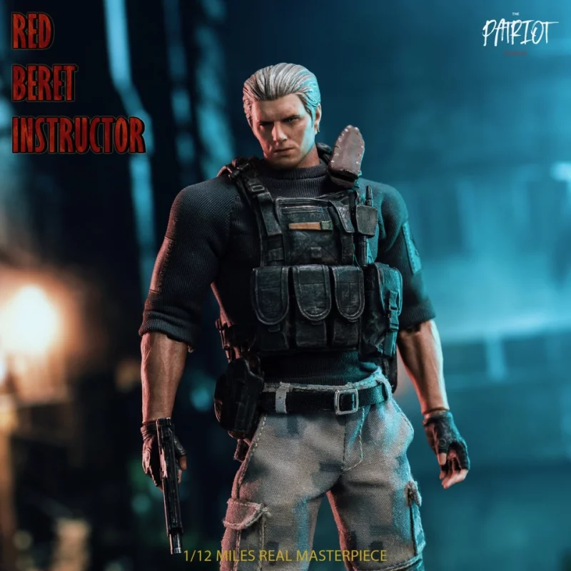 Red Beret Instructor Action Figurine 1/12 The Patriot studio PA017