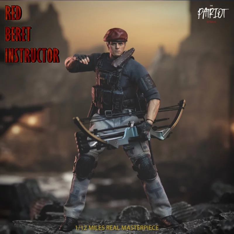 Red Beret Instructor Action Figurine 1/12 The Patriot studio PA017