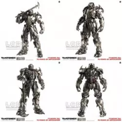 Transformers 5 The Last Knight Megatron Deluxe Edition Premium Scale Collectible Figurine 48cm Threezero