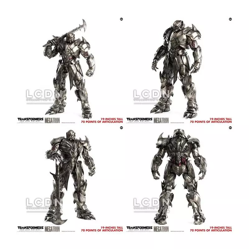 Transformers 5 The Last Knight Megatron Deluxe Edition Premium Scale Collectible Figurine 48cm Threezero