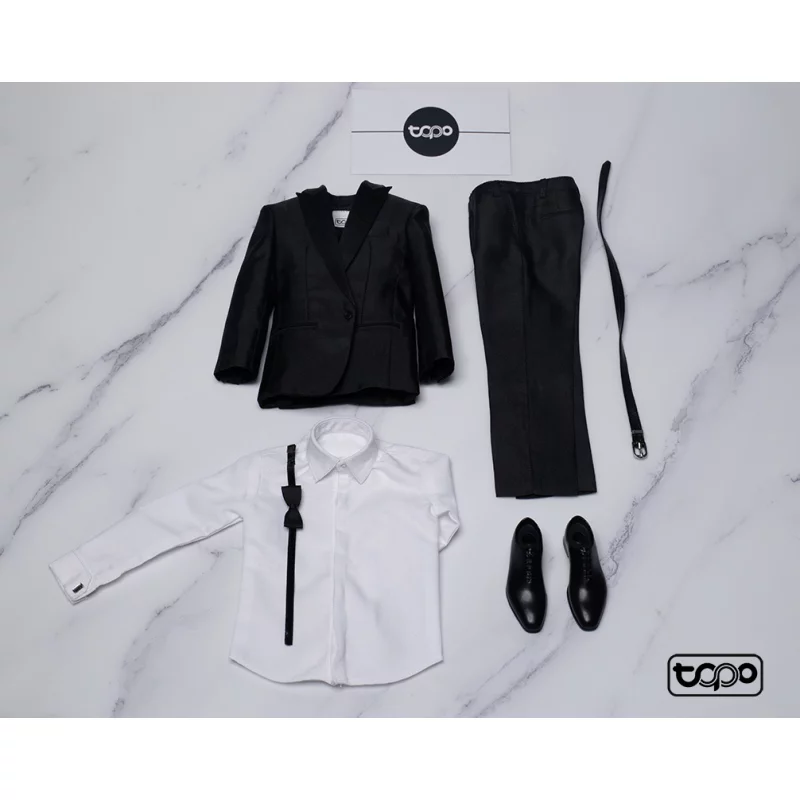 Set de Vêtement 1/6 James Bond 007 Black Dress Hanger TOPO STUDIO TP021A