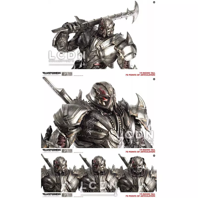 Transformers 5 The Last Knight Megatron Deluxe Edition Premium Scale Collectible Figurine 48cm Threezero