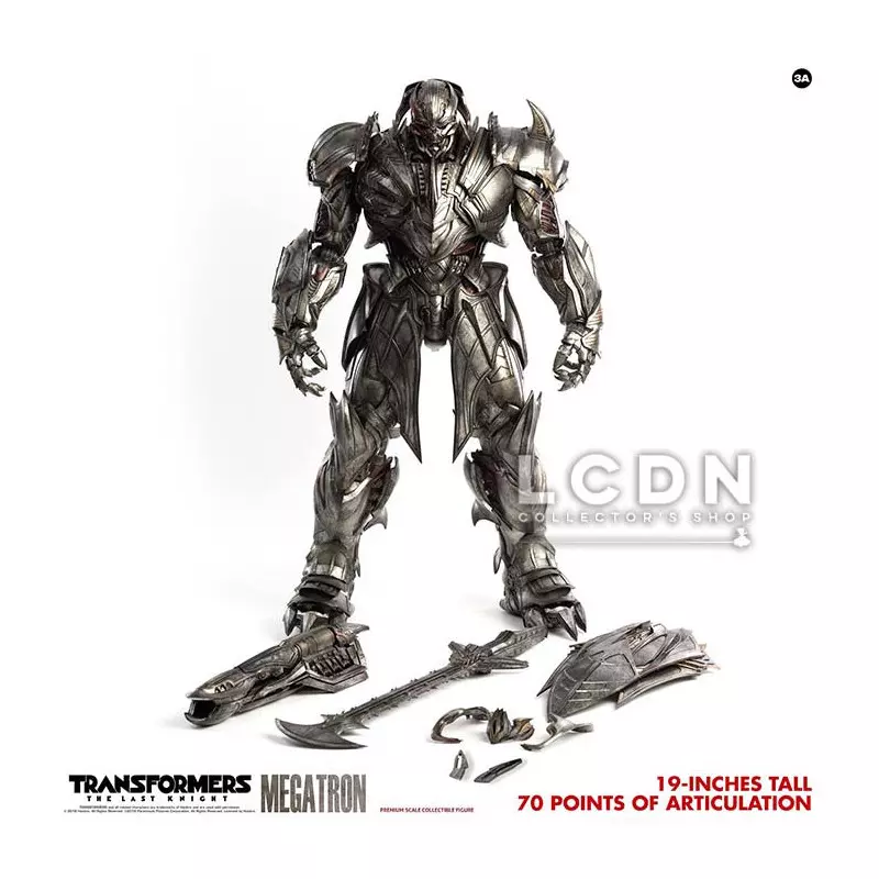 Transformers 5 The Last Knight Megatron Deluxe Edition Premium Scale Collectible Figurine 48cm Threezero