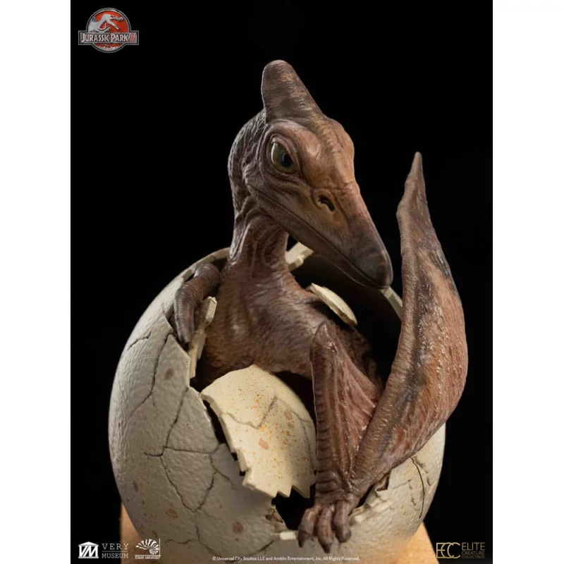 Jurassic Park 3 Statue Pterosaur Hatching ECC Elite Creature Line 16cm
