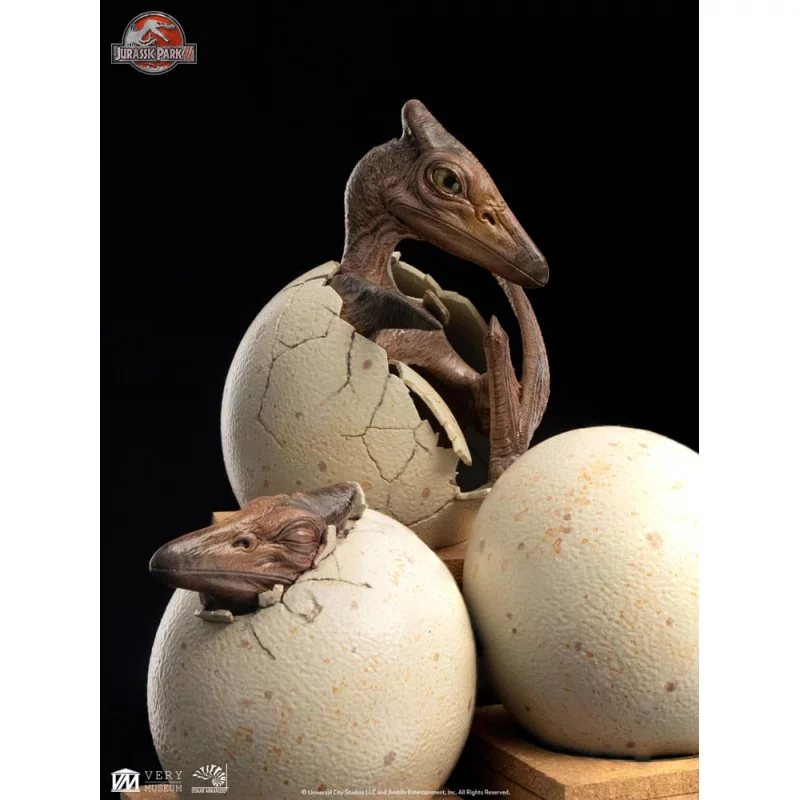 Jurassic Park 3 Statue Pterosaur Hatching ECC Elite Creature Line 16cm