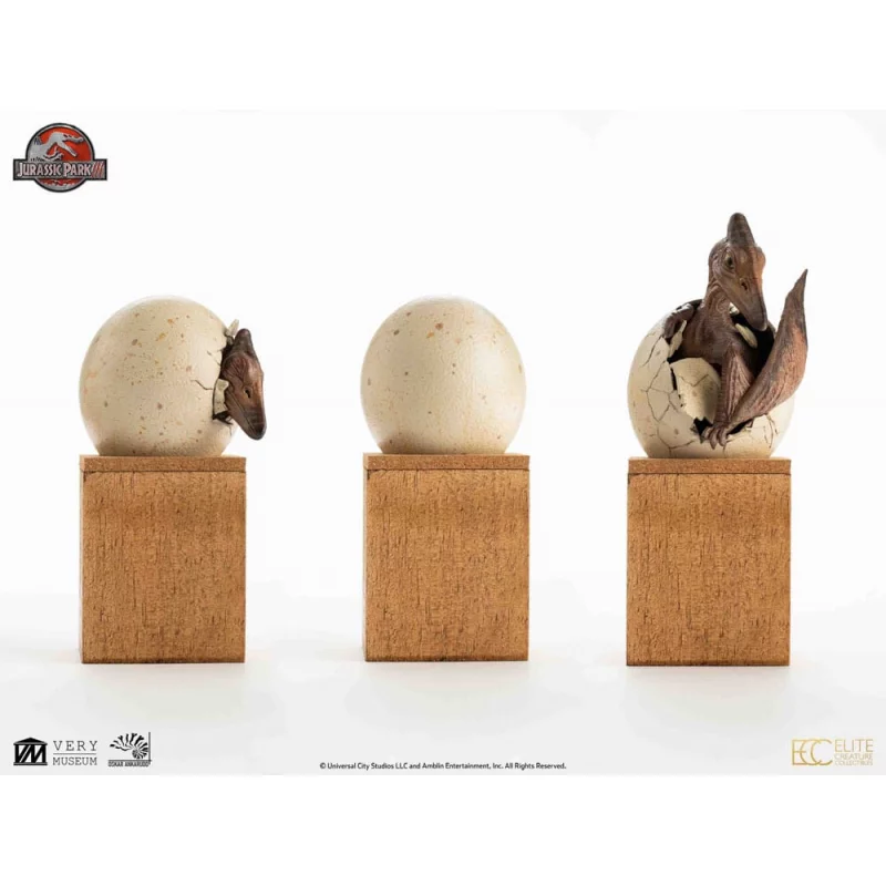 Jurassic Park 3 Statue Pterosaur Hatching ECC Elite Creature Line 16cm
