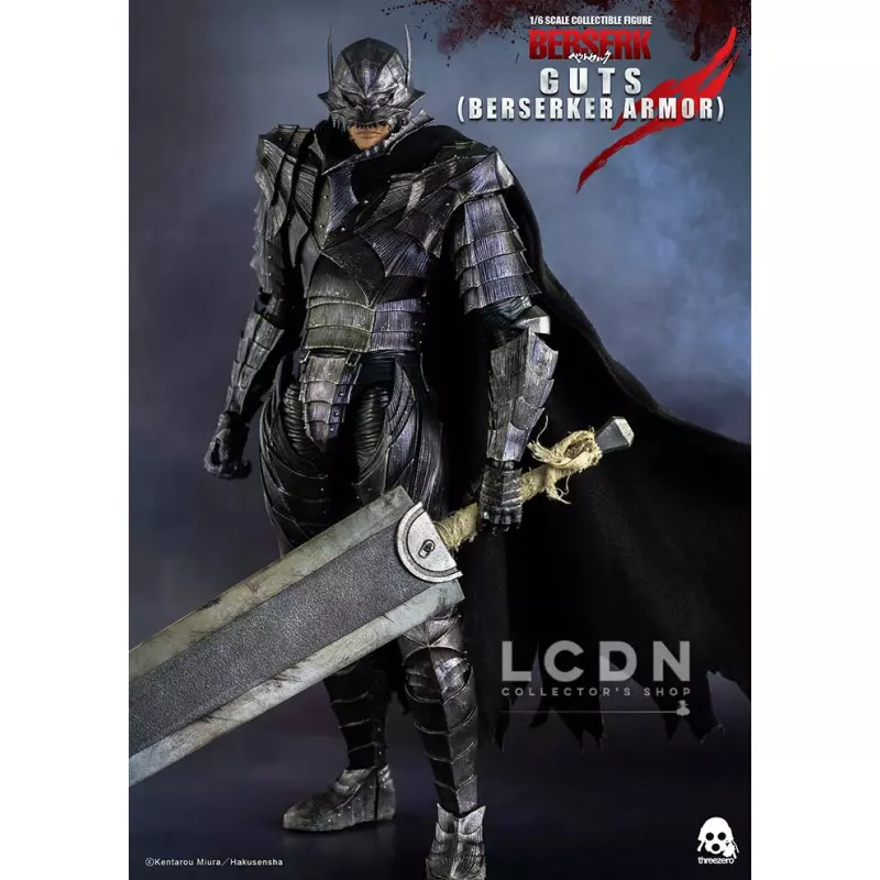 Action Toy Figures Anime Berserk Guts L Figure Black Battle Armor