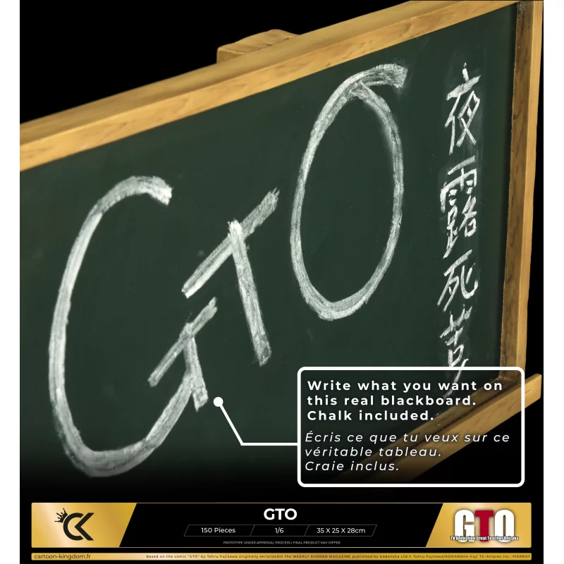 GTO Great Teacher Onizuka Statue Diorama 1/6 Eikichi Onizuka &amp; Urumi Kanzaki 35cm