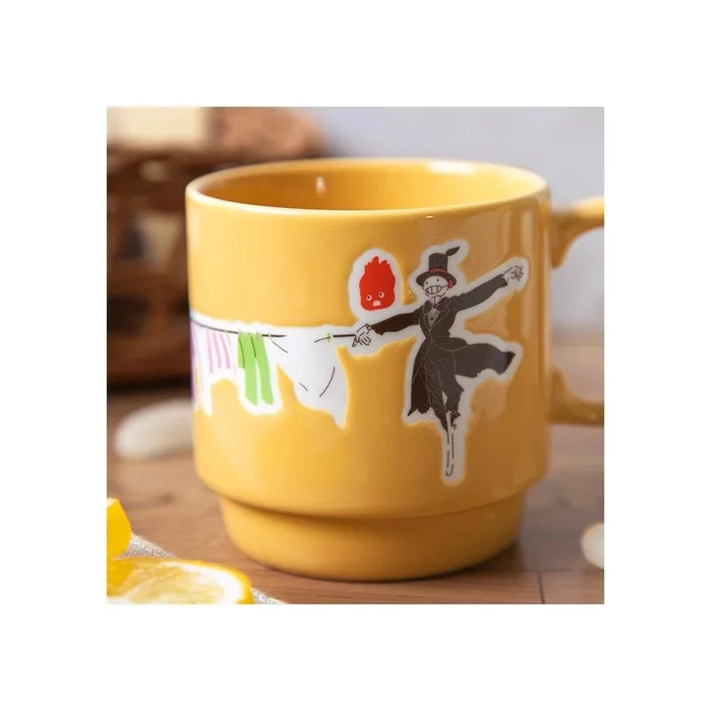 Le Chateau Ambulant Mug couleur gauffré Grande lessive