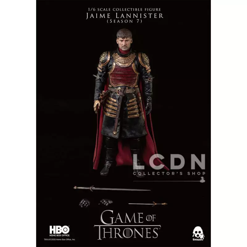 Game of Thrones Le Trône de Fer Jaime Lannister Threezero 3Z0144 Saison 7 1/6 Action Figurine 31.5cm
