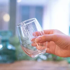 Mon Voisin Totoro Ghibli Verre Gravé Trèfle blanc 325ml